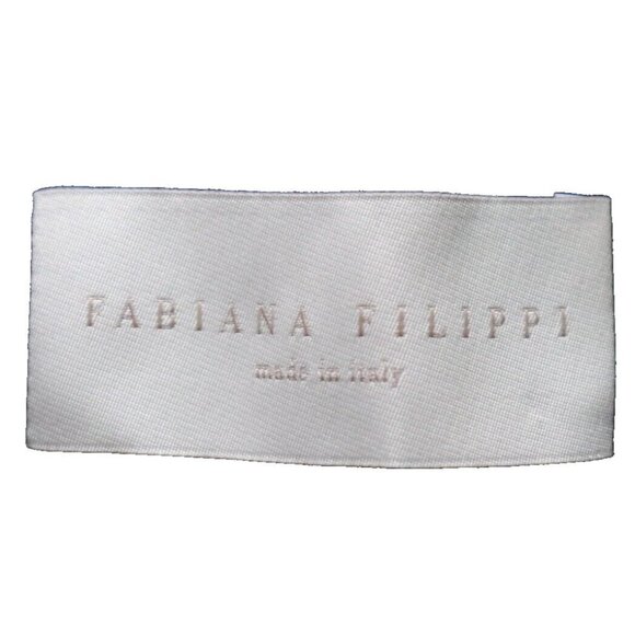 Fabiana Filippi Womens US12 Blue Brilliant Beading Jacket Double Breasted Blazer - Picture 5 of 11